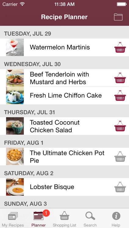 What's for Dinner? Recipe Cookbook and Shopping List screenshot-3