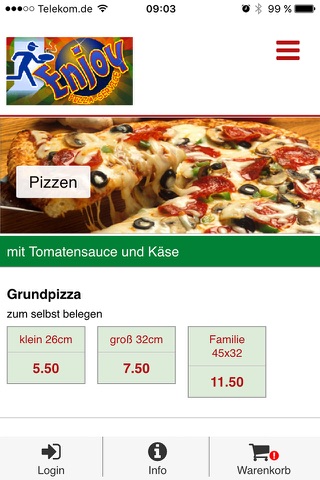 Enjoy Pizza-Service screenshot 3