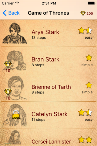 Learning To Draw Game Of Thrones Version screenshot 2