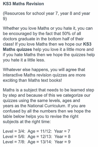 KS3 Maths Revision From Education Quizzes+ screenshot 2