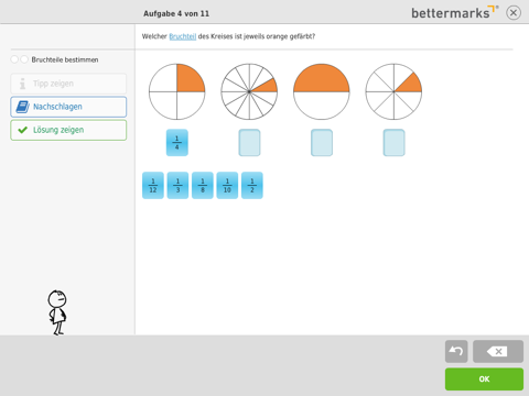 Brüche 1: Grundlagen der Bruchrechnung screenshot 2