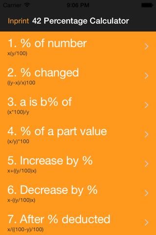 42 Percentage Calculator Free screenshot 3
