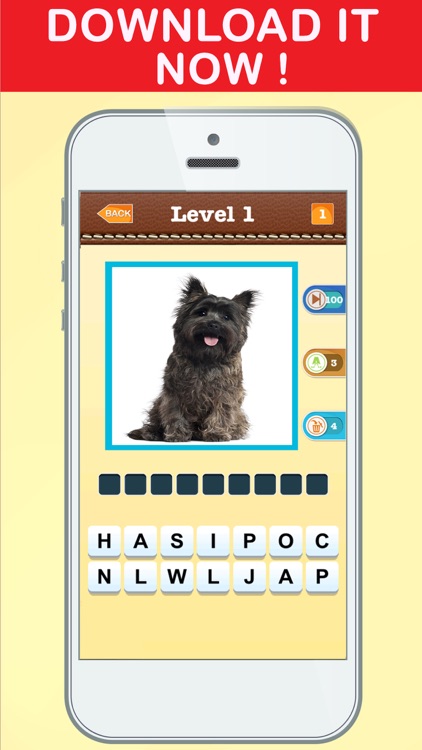 Guess Puppy & Dog Breeds Photo Quiz - Watch Pet Doggie,Cute Pup or Hound Dog Pics & Answer Breed Names,Word Fun! screenshot-4