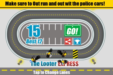 The Looter Express - A Fun Endless Track Racing Game of Cops and Robbers screenshot 3