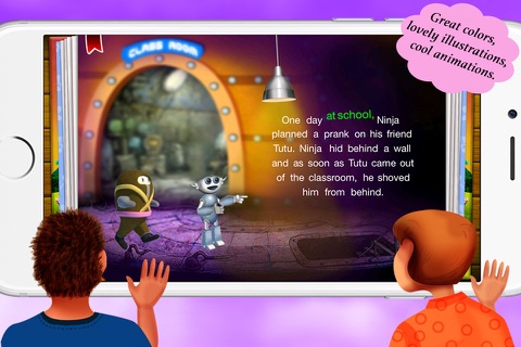 Naughty Ninja Robot by Story Time for Kids screenshot 2