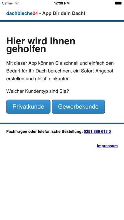 dachbleche24 - app dein Dach!