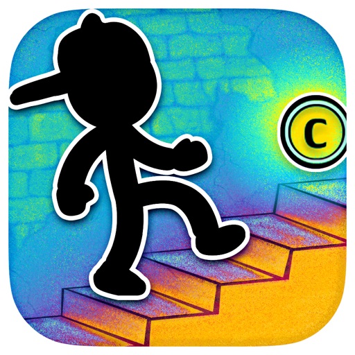 Stickman Stairs - Let Him Jump and Dismount icon