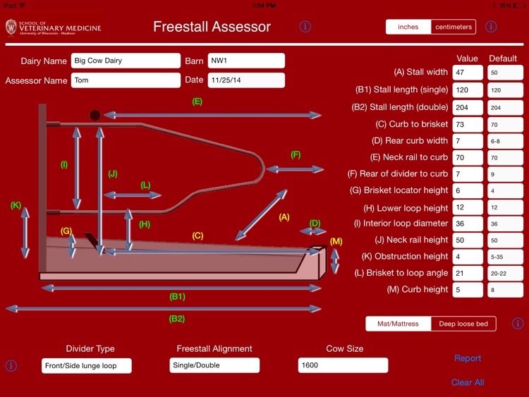 Freestall Assessor