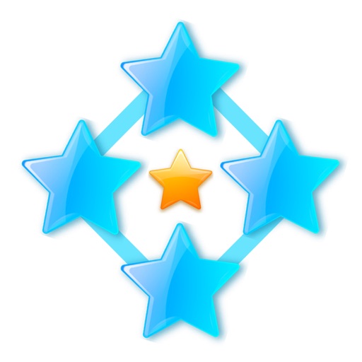 Color Star - Matching colorful flow star icon