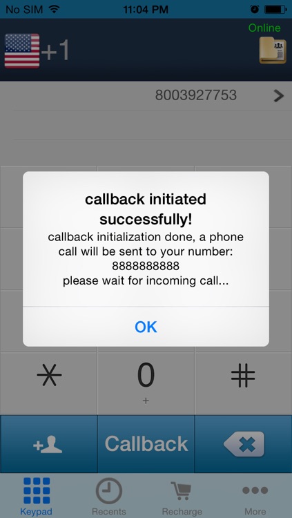 Callback Dialer - cheap calls/VoIP without WiFi/3G