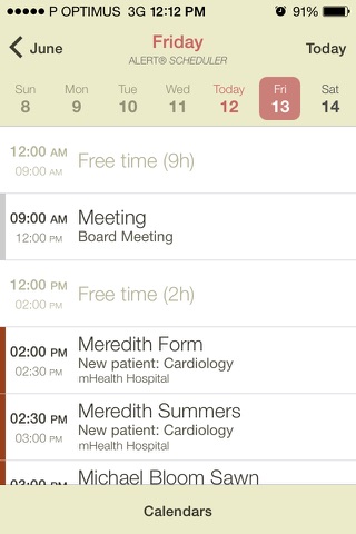 ALERT® Scheduler screenshot 2