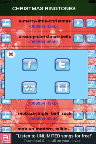 Merry Christmas Ringtones screenshot 2