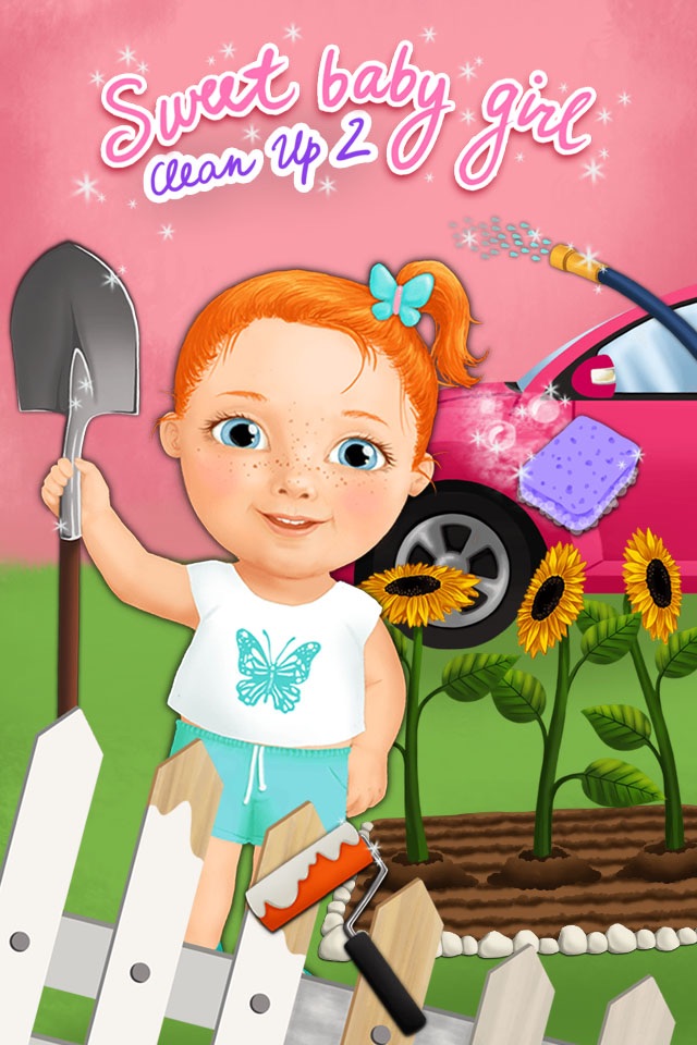 Sweet Baby Girl Clean Up 2 - My House, Garden and Garage (No Ads) screenshot 3