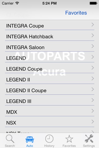 Autoparts for Acura screenshot 2