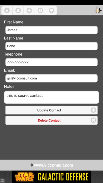 Secret Safe Contacts screenshot-3