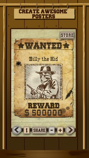 Wild West Wanted Poster Maker Pro - Make Your Own Wild West (圖1)-速報App