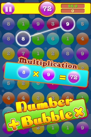 Скриншот из Addition & Multiplication Number Bubbles