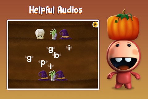 Halloween Phonics & Spelling: Learn ABC Alphabet Names for Kids FREE screenshot 3