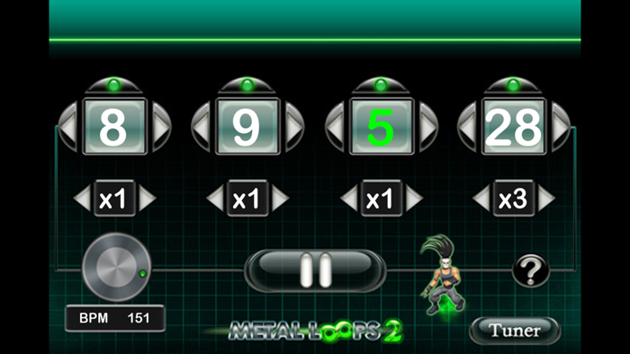 Metal Loops 2 - The best free Guitar and Drums practice app