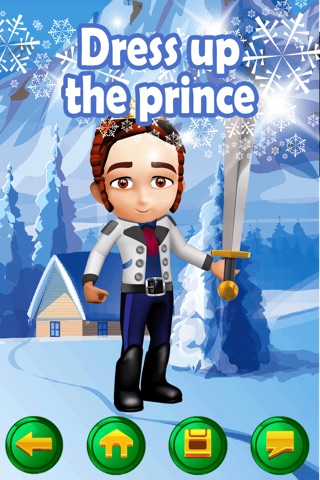 Dress Up and Make My Own Little Snow Princess Game Advert Free For Girls screenshot 3