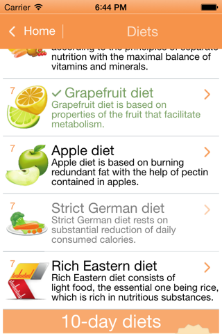 DietTime 2G - weight loss application screenshot 2