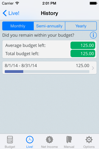 NetIncome - Monatliches Budget erstellen und überwachen screenshot 4