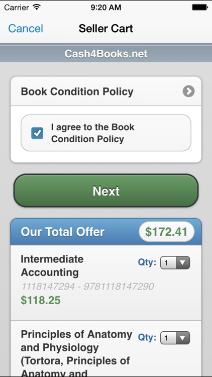 Cash4Books - Sell Textbooks For Cash, Scan Barcodes screenshot-4