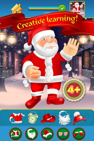 My Festive Secret Santa Christmas Dressing Up Copy Maker Advert Free Game screenshot 3