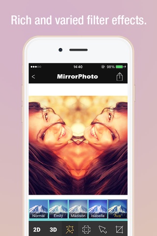 Mirror Photo-reflection photos and photo collage screenshot 3