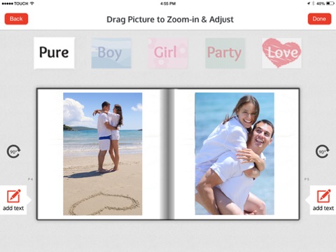 Picsati Photo Book For iPad screenshot 2