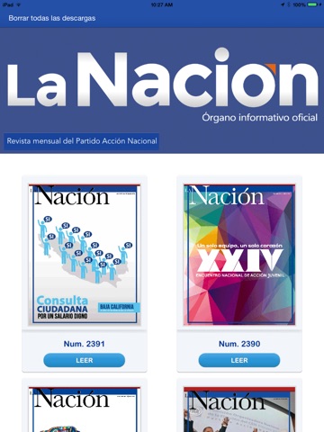 Revista La Nación para iPad screenshot 2