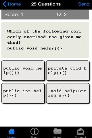 Java Review Quiz screenshot 3