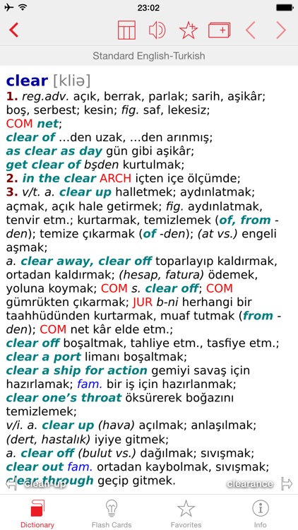 Turkish - English Berlitz Standard Dictionary
