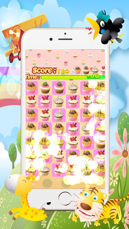 Cupcake cookie match mania