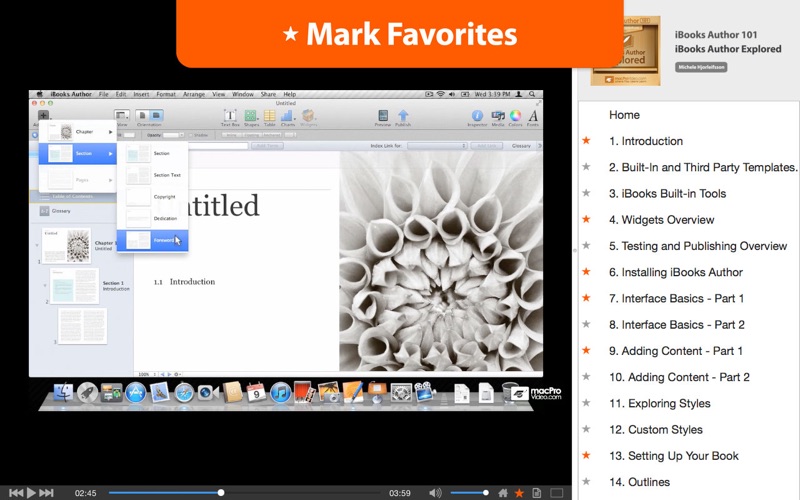 Course for iBooks Author 101 - iBooks Author Explored thumbnail 3