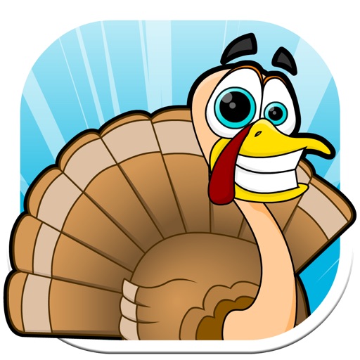 Turkey Meadow Gobble Jump & Thanksgiving Dinner Survival Icon