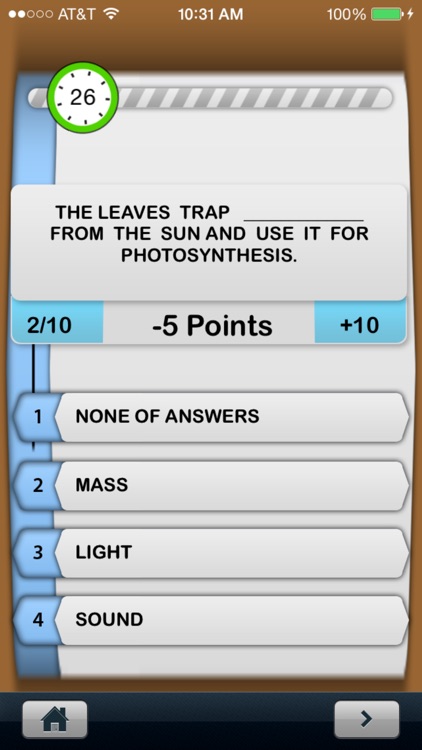 ScienceEnergyHeatLightQuiz