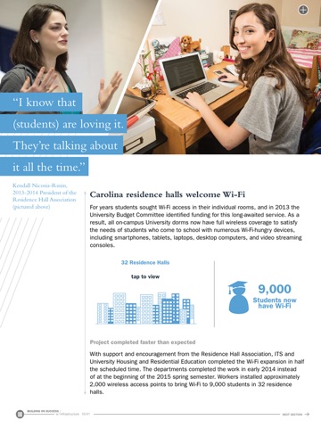 UNC-Chapel Hill ITS Annual Report screenshot 2