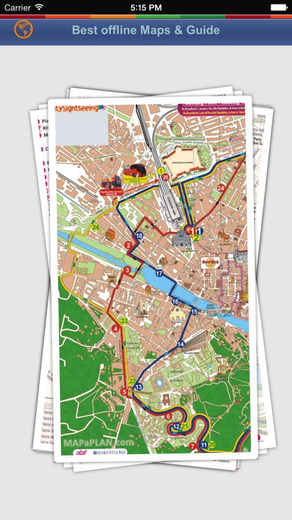 Florence Tour Guide: Best Offline Maps with Street View and Emergency Help Info