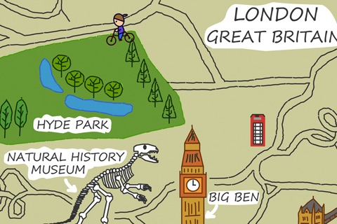 Treasure Hunt Map in London screenshot 3