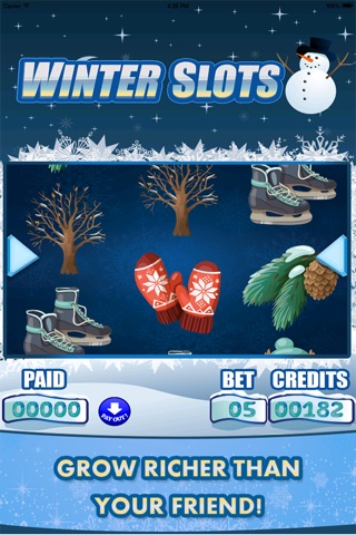 A Winter Slots Journey - Frozen Snowman BlackJack Deluxe FREE screenshot 3