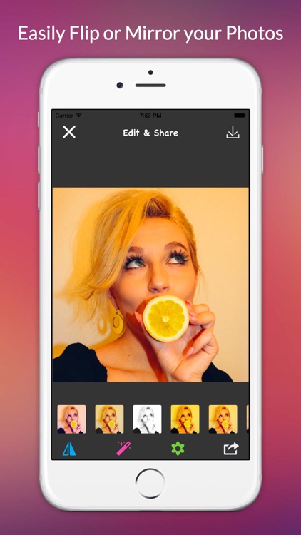 FlipPhoto - Quick Flip Photos and Edit with candid Effects