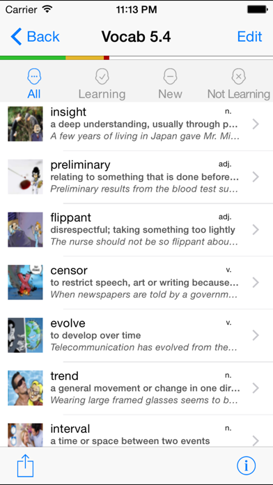 How to cancel & delete Knowji Vocab 3-6 Audio Visual Vocabulary Flashcards with Spaced Repetition from iphone & ipad 4