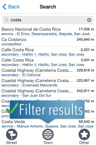 Costa Rica Travelmapp screenshot 4