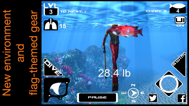 Freediving Hunter Screenshot