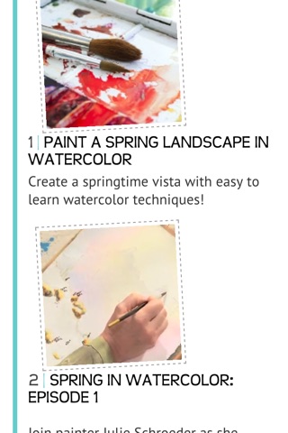 Paint a Spring Landscape in Watercolor screenshot 2
