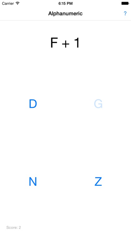 Alphanumeric・A Game of Counting Letters