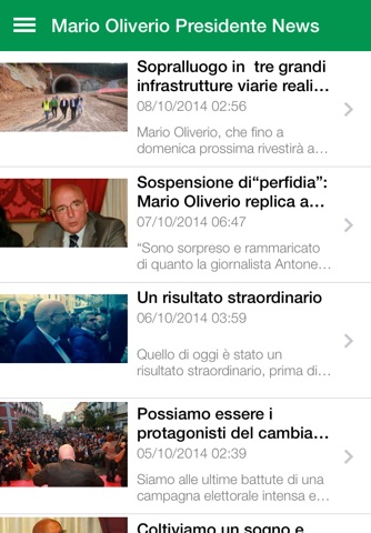 Mario Oliverio Presidente screenshot 3