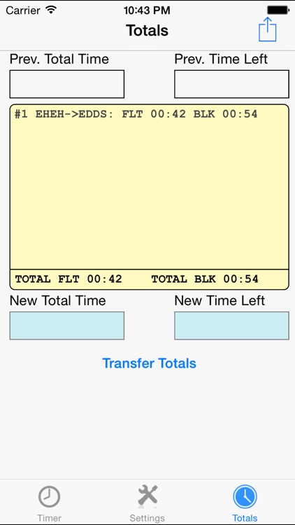 Flight Timer