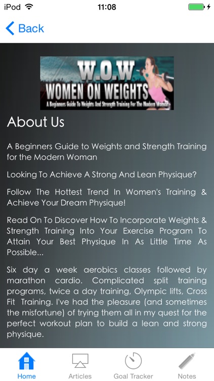 WOW:A Beginners Guide to Weights and Strength Training for the Modern Woman